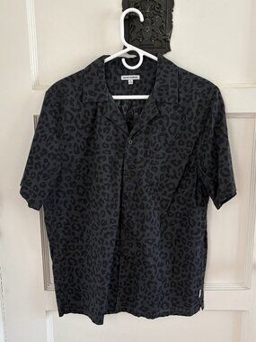 Banks Journal Mens Shirt | Medium | Leopard Print